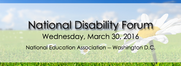national disability forum